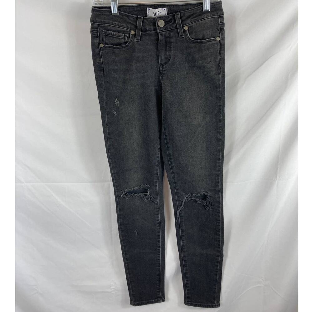 Paige Jeans Verduga Ultra Skinny Jeans Black 25